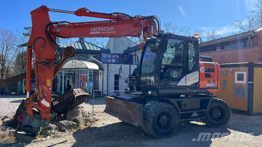 Hitachi ZX 145 W-6 Gravemaskiner på hjul