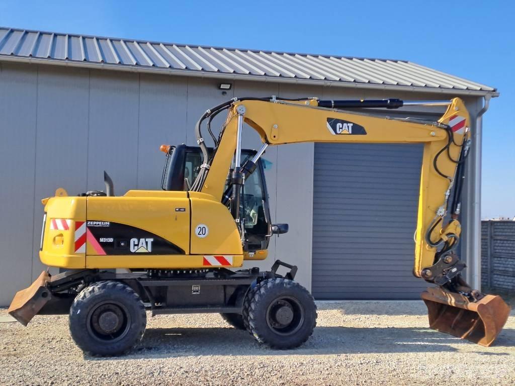 CAT M 313D Gravemaskiner på hjul