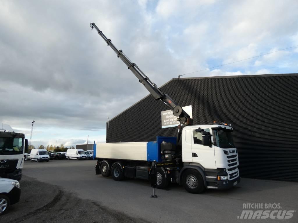 Scania R 580 Lastbiler med tip