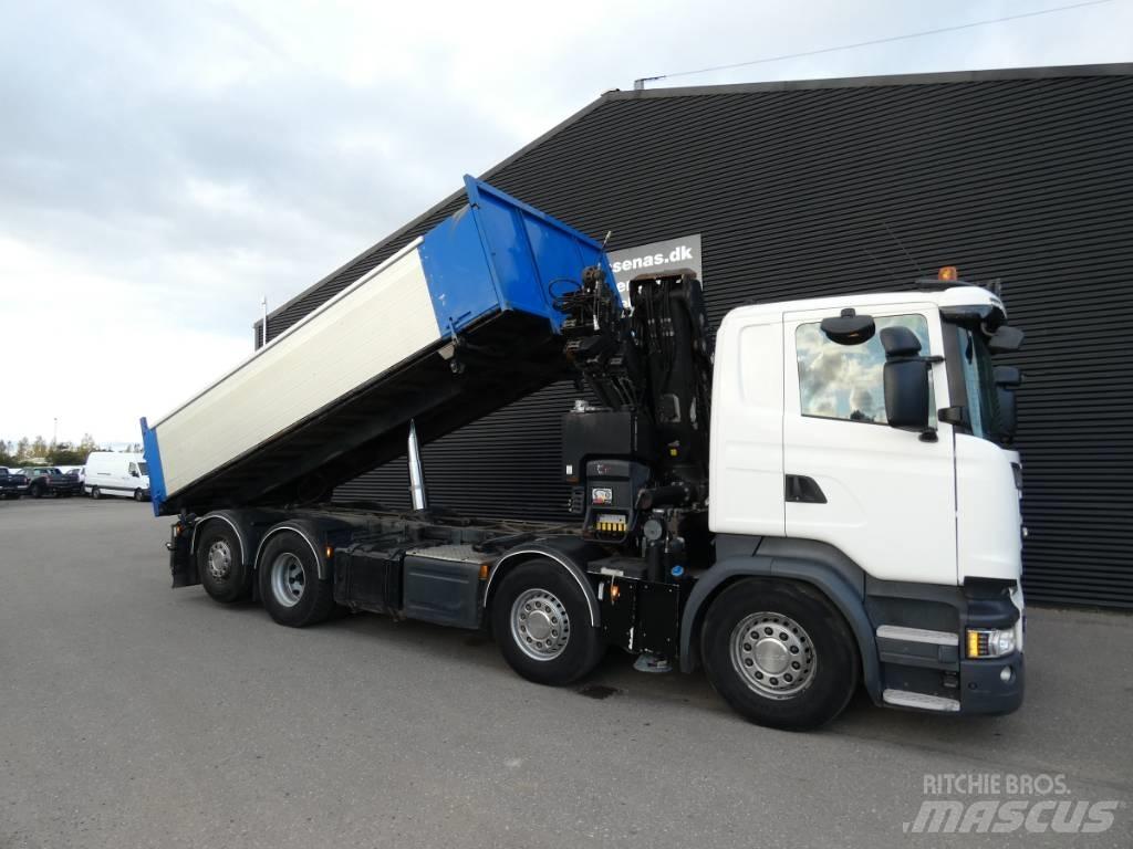 Scania R 580 Lastbiler med tip