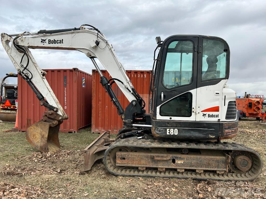 Bobcat E 80 Gravemaskiner på larvebånd