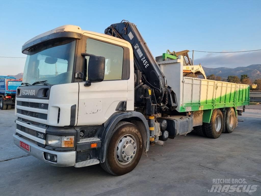Scania P 94 GB Lastbil med kran