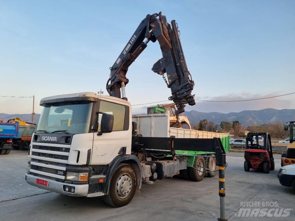 Scania P 94 GB Lastbil med kran