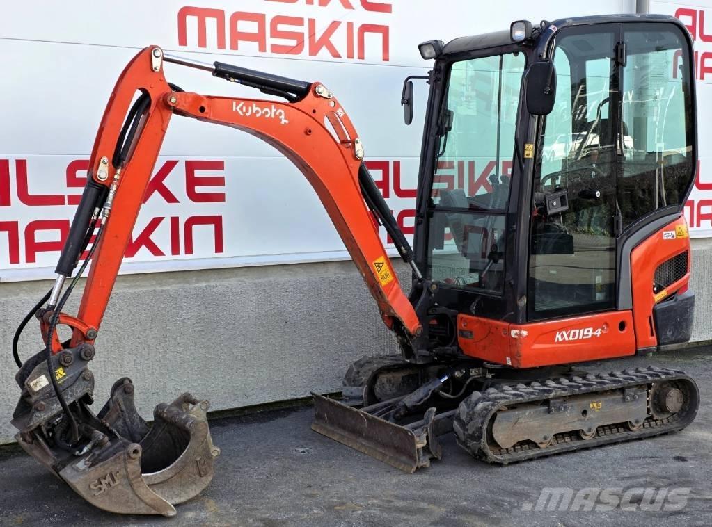 Kubota KX 019-4 Minigravemaskiner