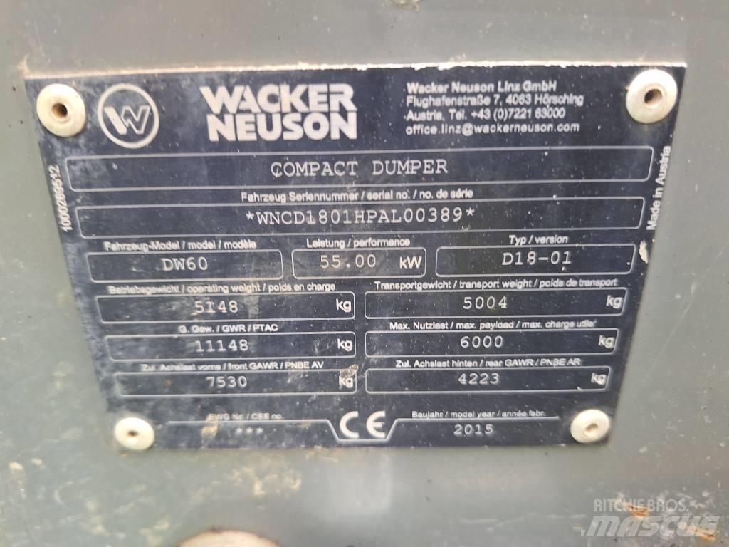 Wacker Neuson DW 60 Dumpere