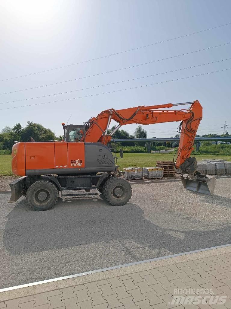 Hitachi ZX 190 W-3 Gravemaskiner på hjul