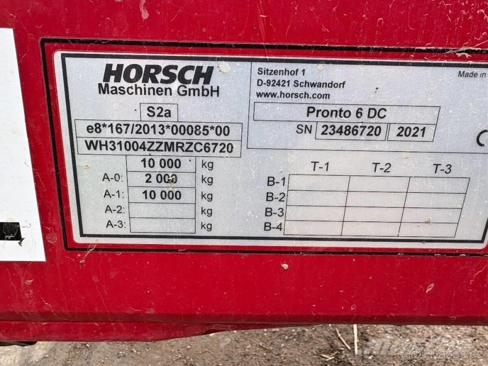 Horsch Pronto 6 DC Kombi-såmaskiner