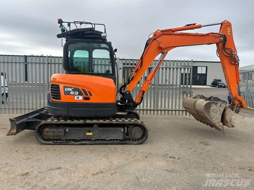 Doosan DX 63-3 Gravemaskiner på larvebånd