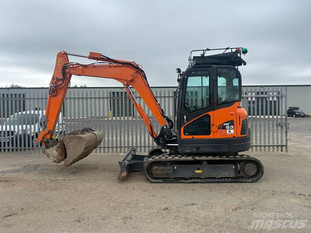 Doosan DX 63-3 Gravemaskiner på larvebånd