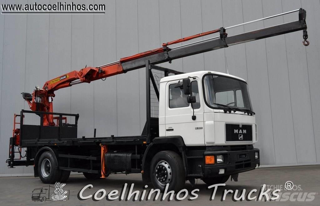 MAN 19.322 Lastbil med lad/Flatbed