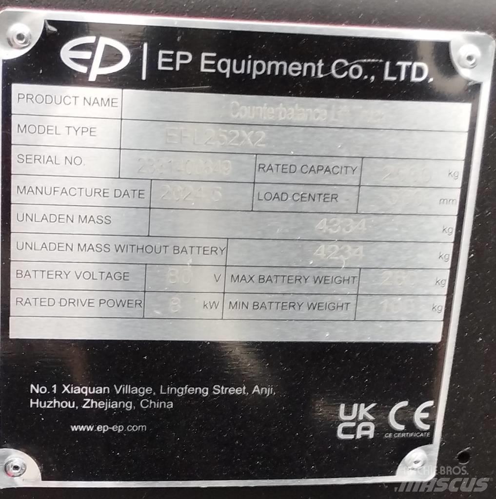 EP EFL 252 X LI-ON El gaffeltrucks