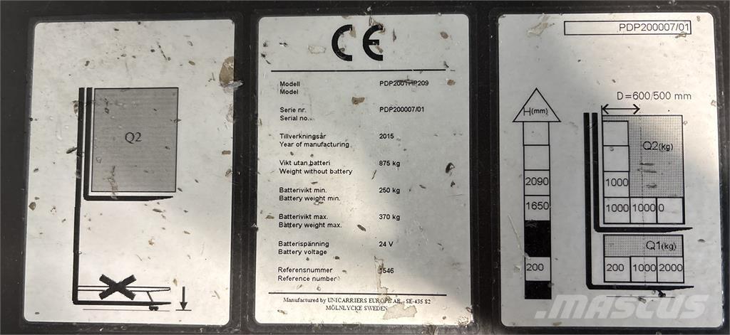 Atlet PDP200 Selvkørende stablere