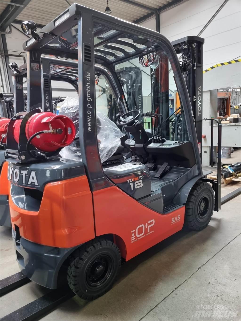 Toyota 02-8FGF18 LPG gaffeltrucks