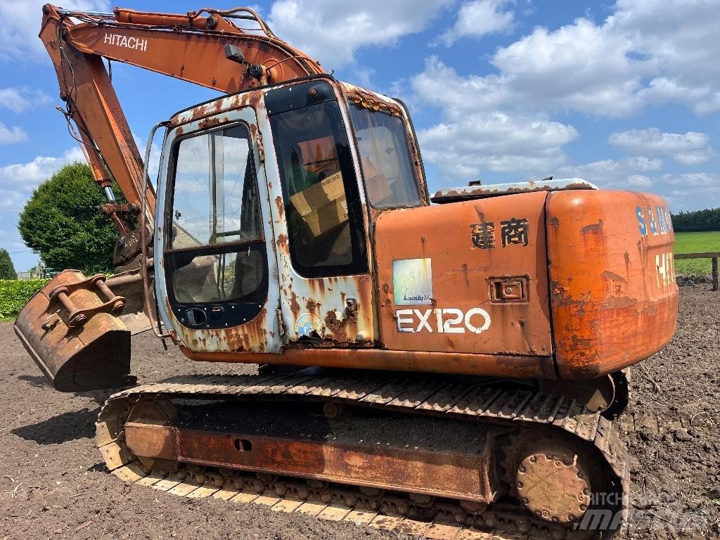 Hitachi EX 120-5 Gravemaskiner på larvebånd