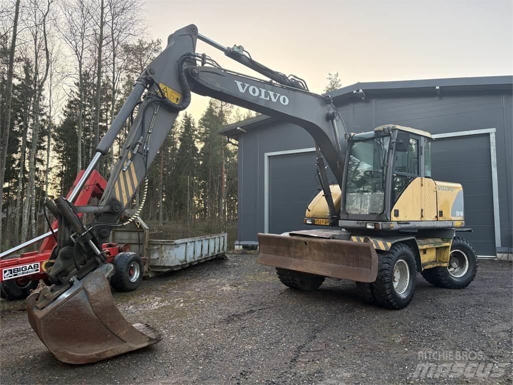 Volvo EW140 Gravemaskiner på hjul