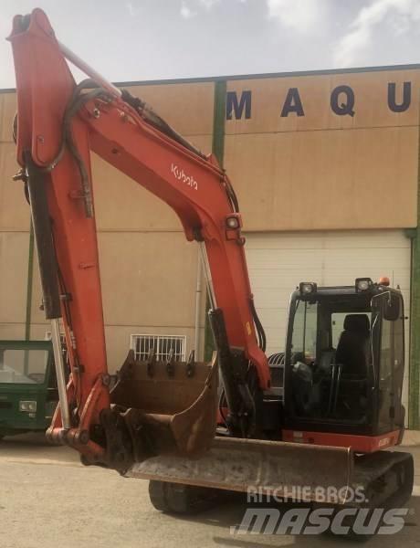 Kubota KX080-4 Midi-gravemaskiner 7t - 12t
