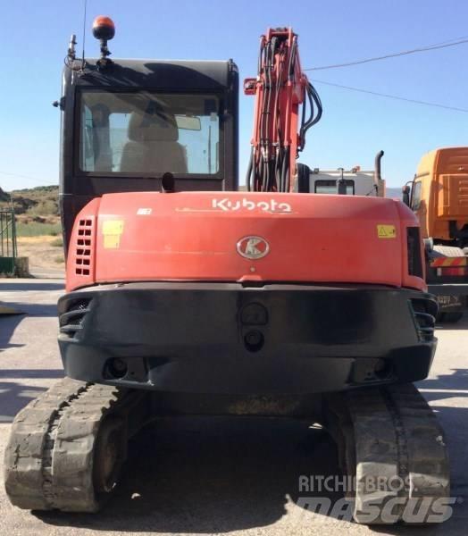 Kubota KX080-4 Midi-gravemaskiner 7t - 12t