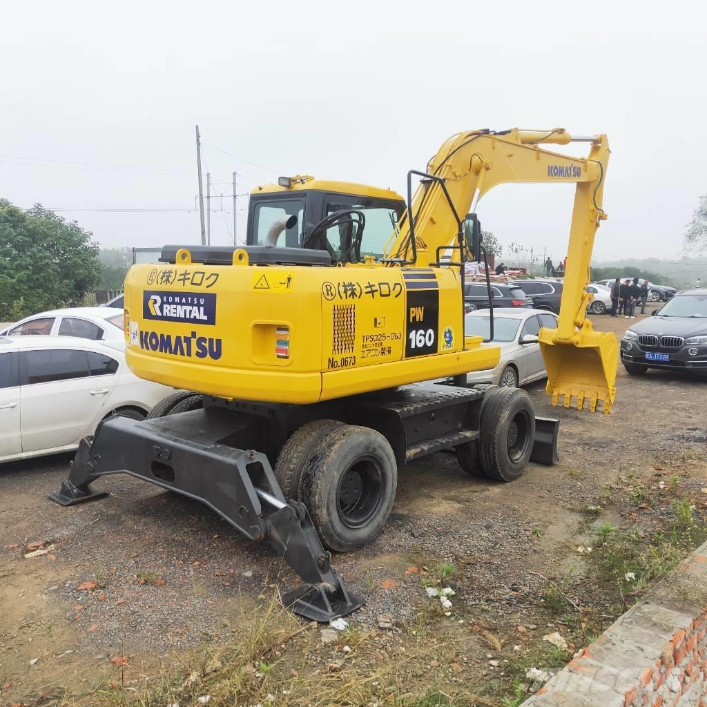 Komatsu PW160W-7 Gravemaskiner på hjul