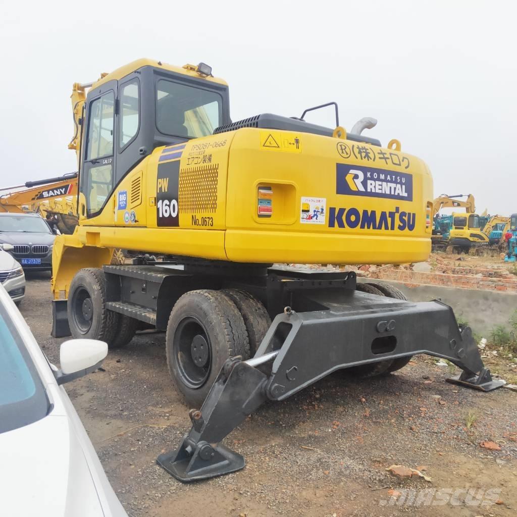 Komatsu PW160W-7 Gravemaskiner på hjul