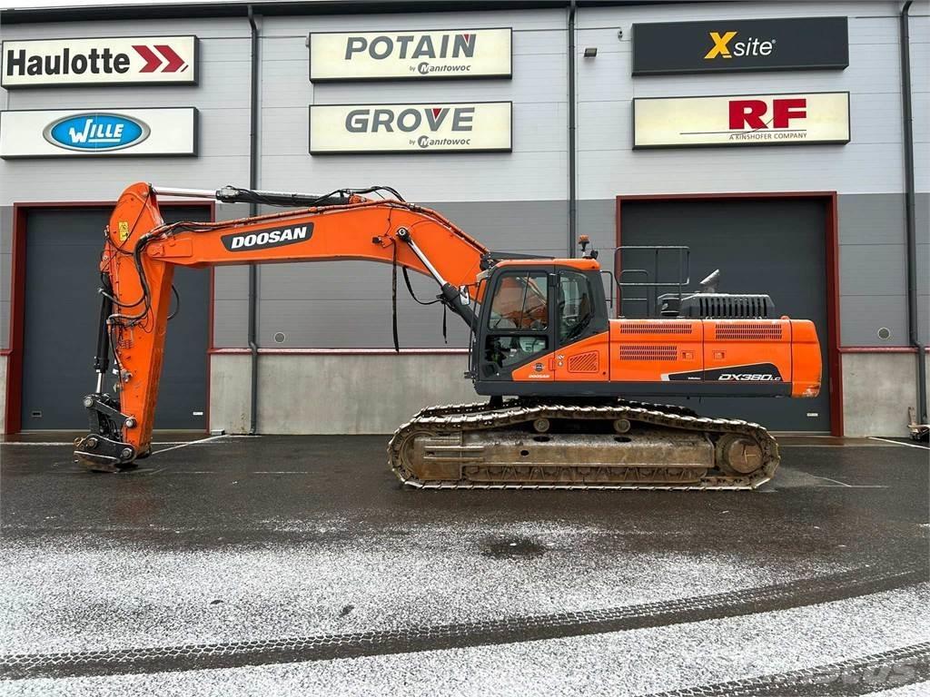 Doosan DX380LC-5 Gravemaskiner på larvebånd