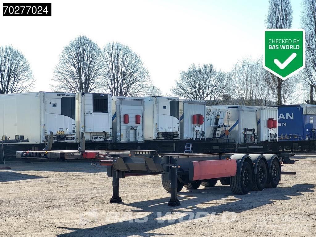 Van Hool 3 axles Semi-trailer med containerramme