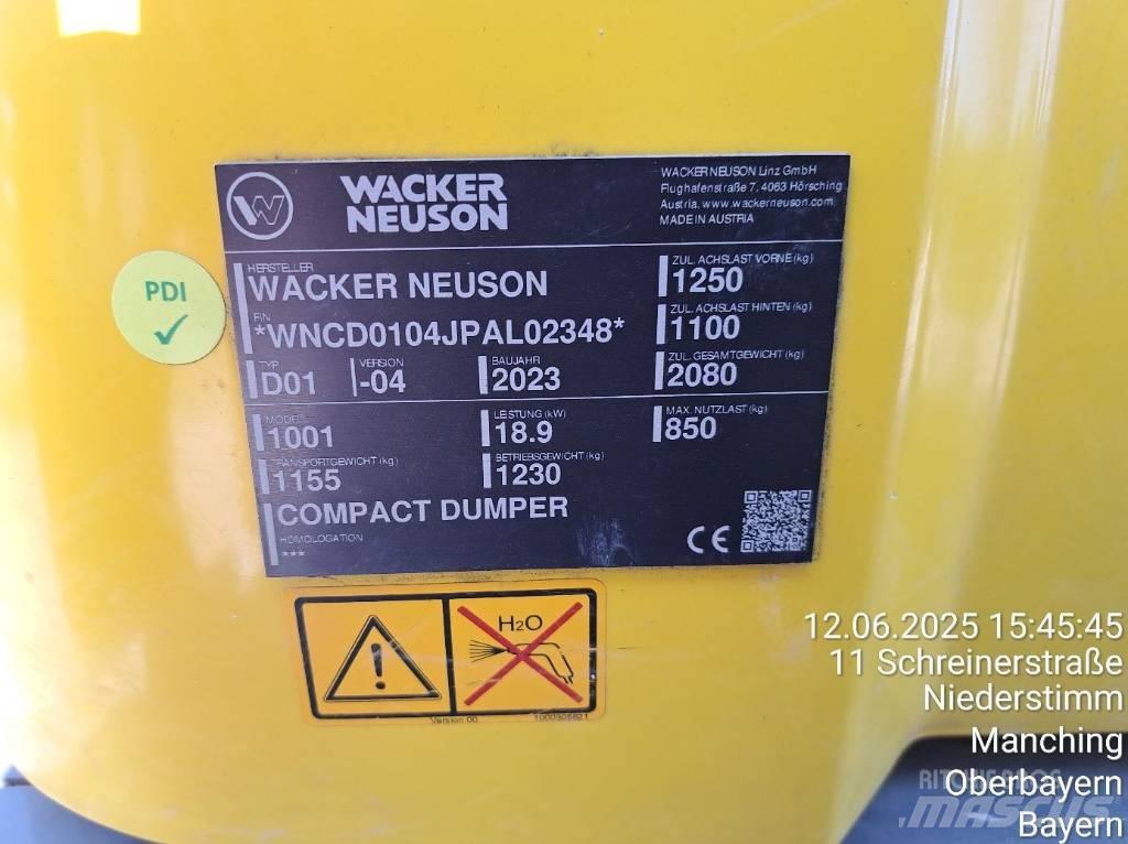 Wacker Neuson 1001 Dumpere