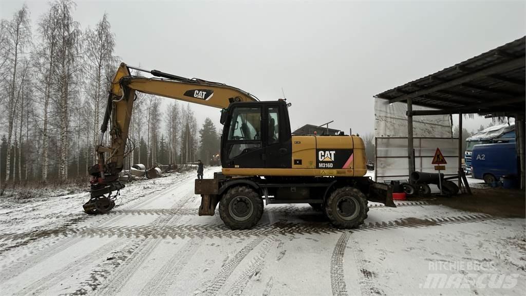 CAT 316 D Gravemaskiner på hjul