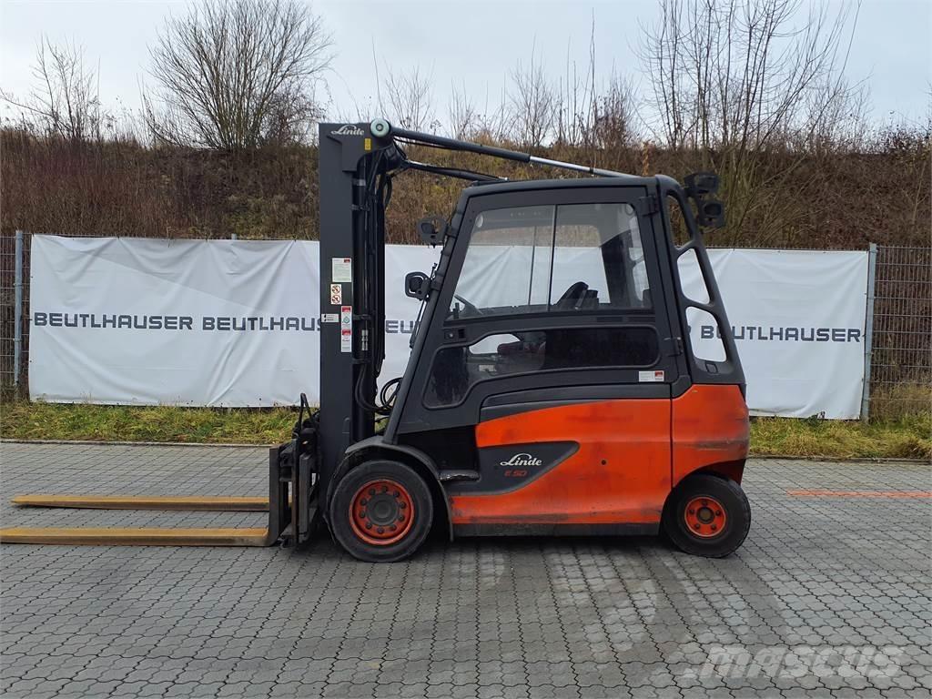 Linde E50HL El gaffeltrucks