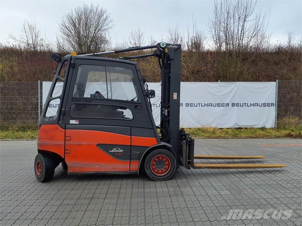 Linde E50HL El gaffeltrucks