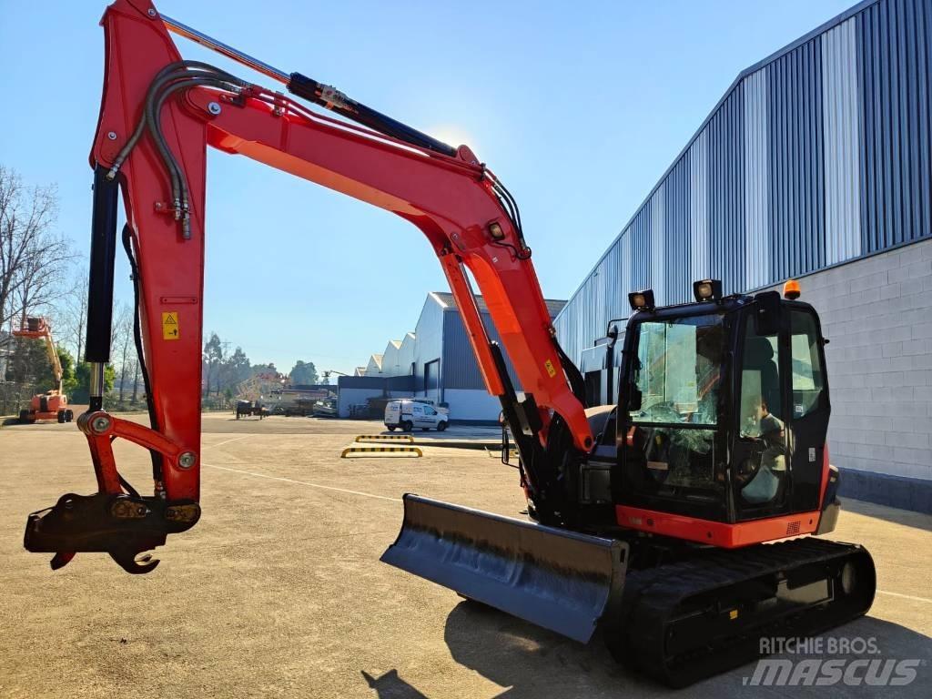 Kubota KX080-4a2 Midi-gravemaskiner 7t - 12t