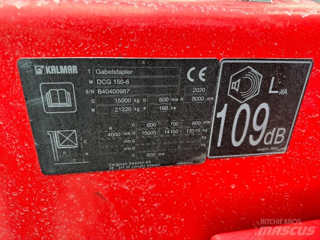 Kalmar DCG150-6 Diesel gaffeltrucks