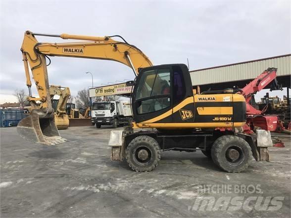 JCB JS 160 W Gravemaskiner på hjul
