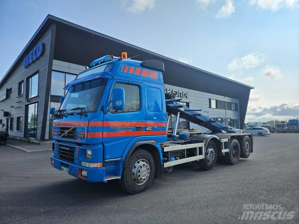 Volvo FM12 420 8x2 Demonterbare/wirehejs lastbiler