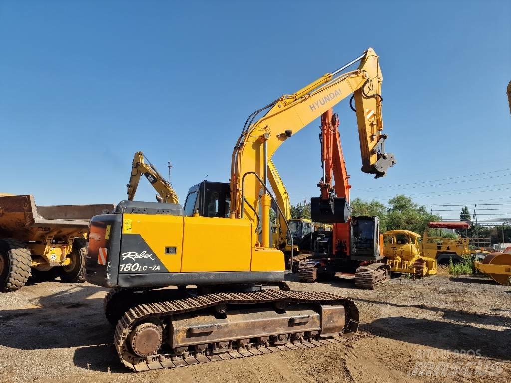 Hyundai R180LC-7 Gravemaskiner på larvebånd