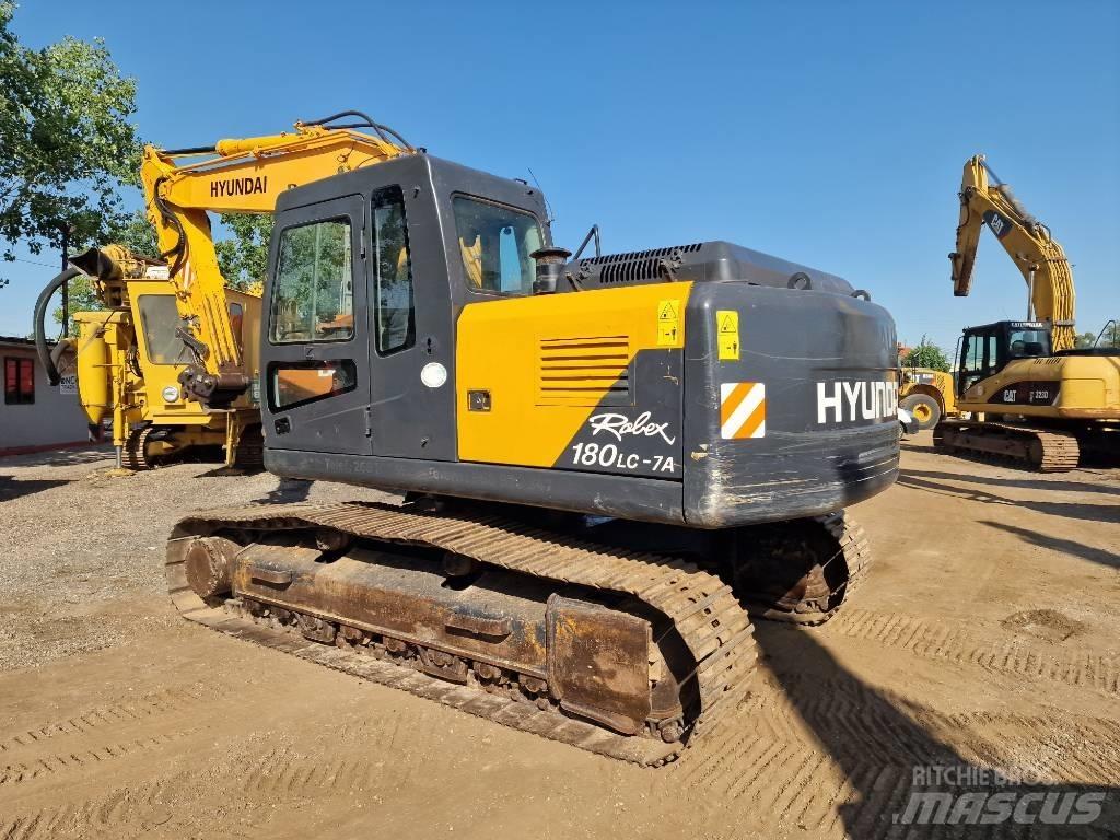 Hyundai R180LC-7 Gravemaskiner på larvebånd