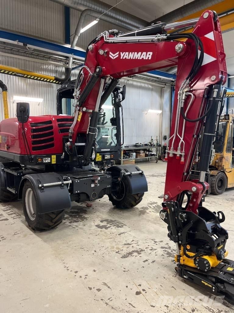 Yanmar B 95 W Gravemaskiner på hjul