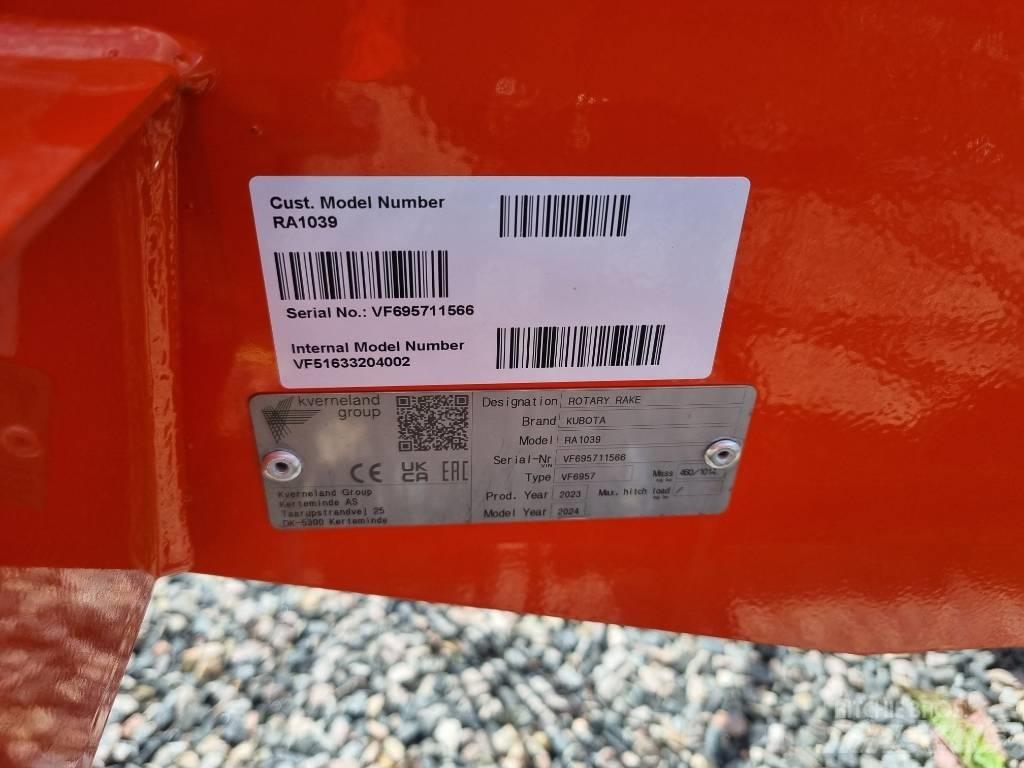 Kubota RA 1039 Hømaskiner