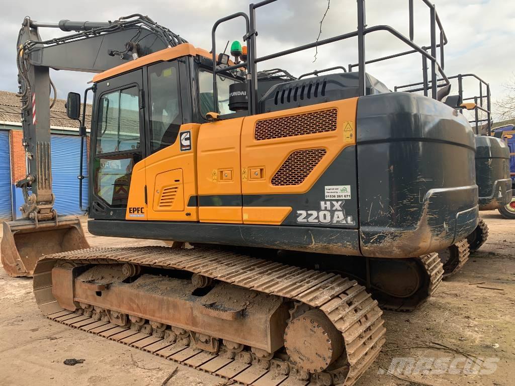 Hyundai HX220A L Gravemaskiner på larvebånd