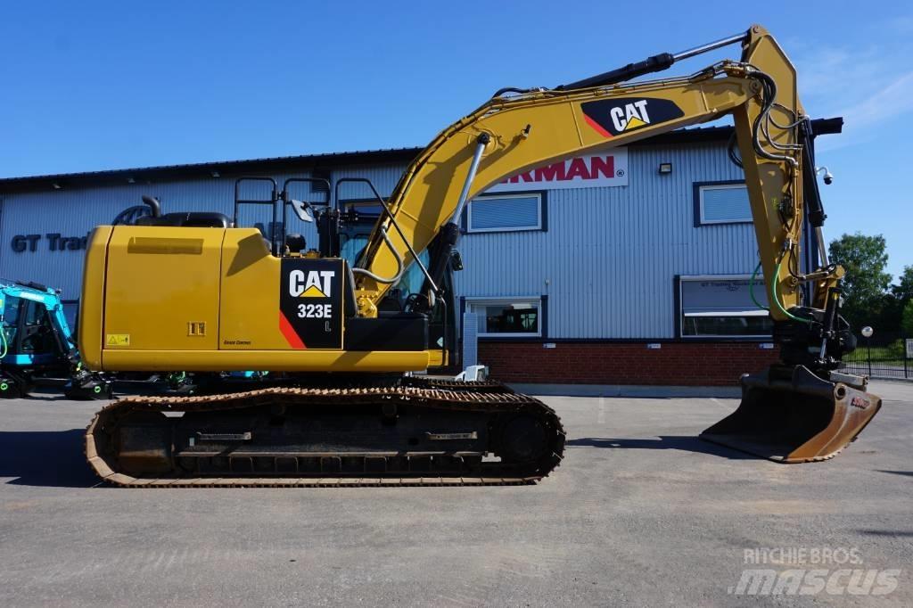 CAT 323EL *Uthyres* Gravemaskiner på larvebånd