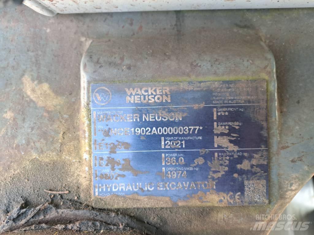 Wacker Neuson EZ50 Gravemaskiner på larvebånd