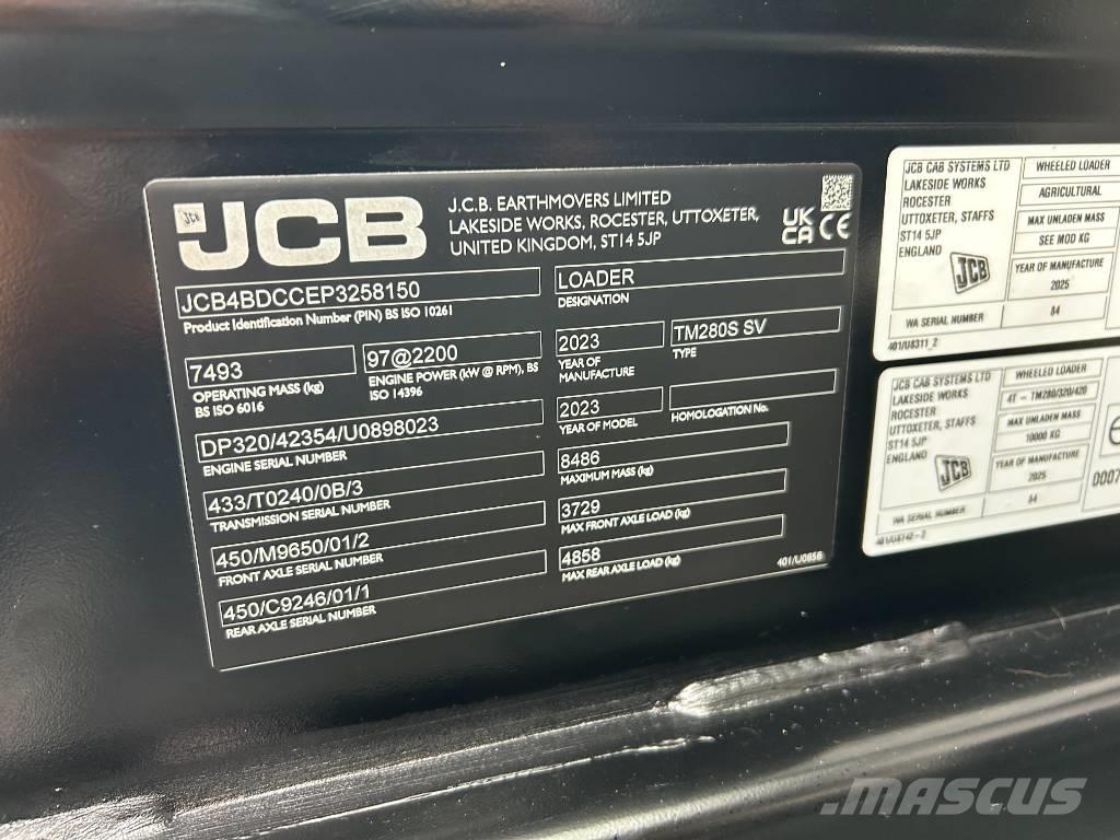JCB TM280S Teleskoplæssere til landbrug