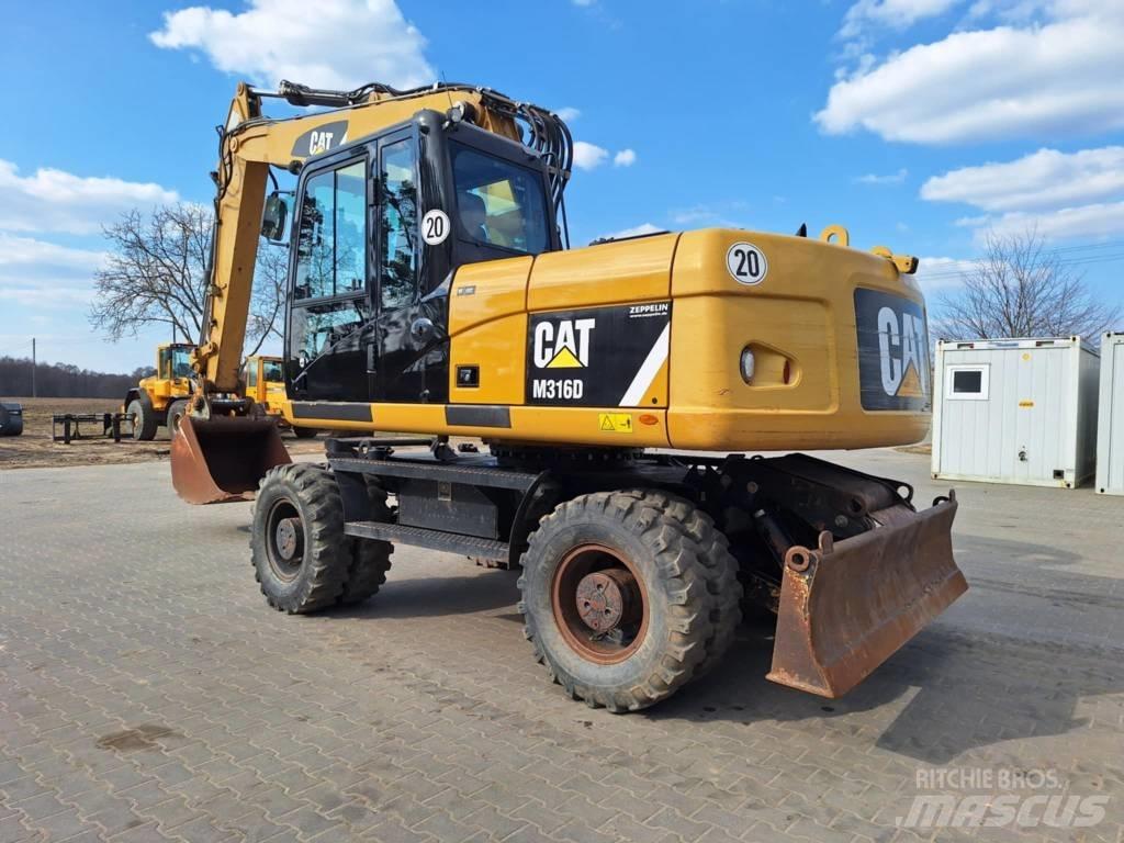 CAT M 316 D Gravemaskiner på hjul
