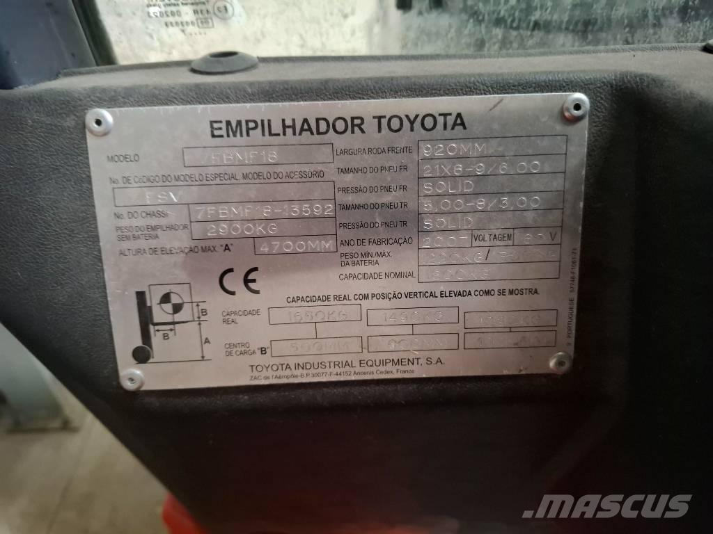 Toyota 75BMF18 El gaffeltrucks