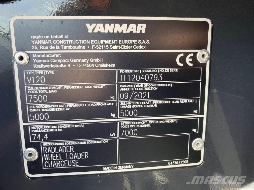 Yanmar V120 Læssemaskiner på hjul