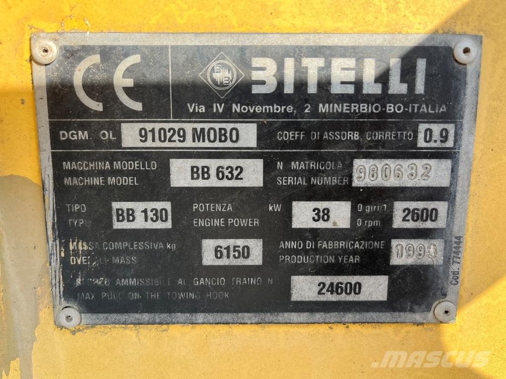 Bitelli BB 632 Asfaltudlæggere