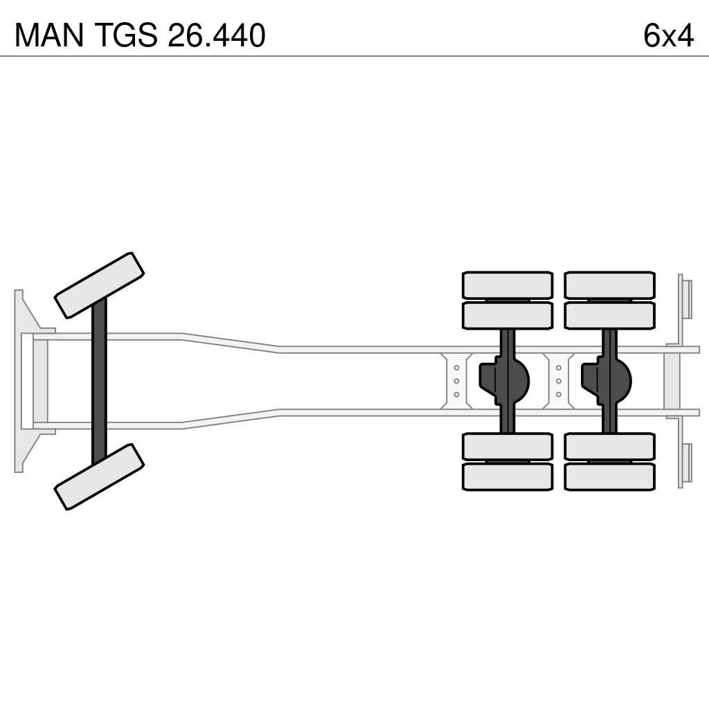 MAN TGS 26.440 Lastbiler med tip