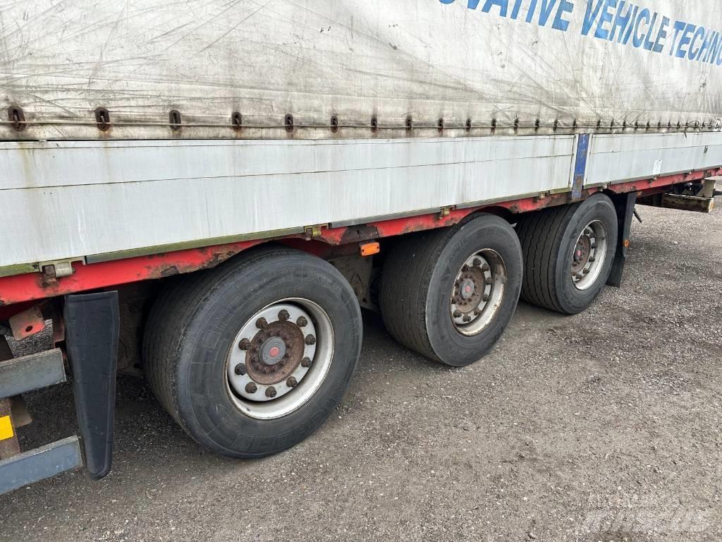 Schmitz SPR24 Semi-trailer med Gardinsider