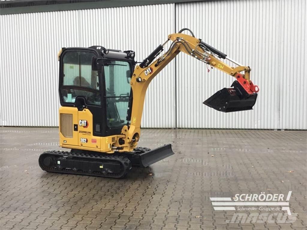 CAT 302 CR Gravemaskiner på hjul
