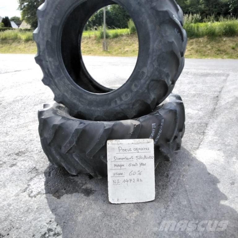 Goodyear 580/70R38 Hjul, Dæk og Fælge