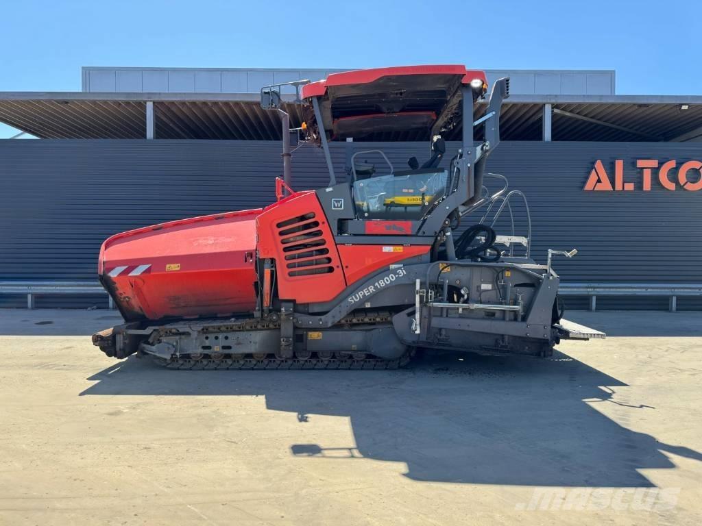 Vögele SUPER 1800-3I Asfaltudlæggere